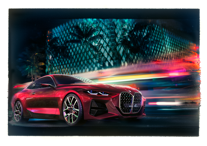 Illustration for article titled The BMW Concept 4 Is All Grille, All The Time